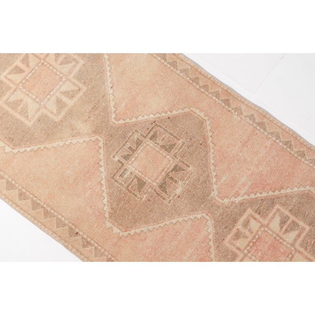 1960s Vintage Handknotted Hallway Runner For Sale - Image 5 of 10