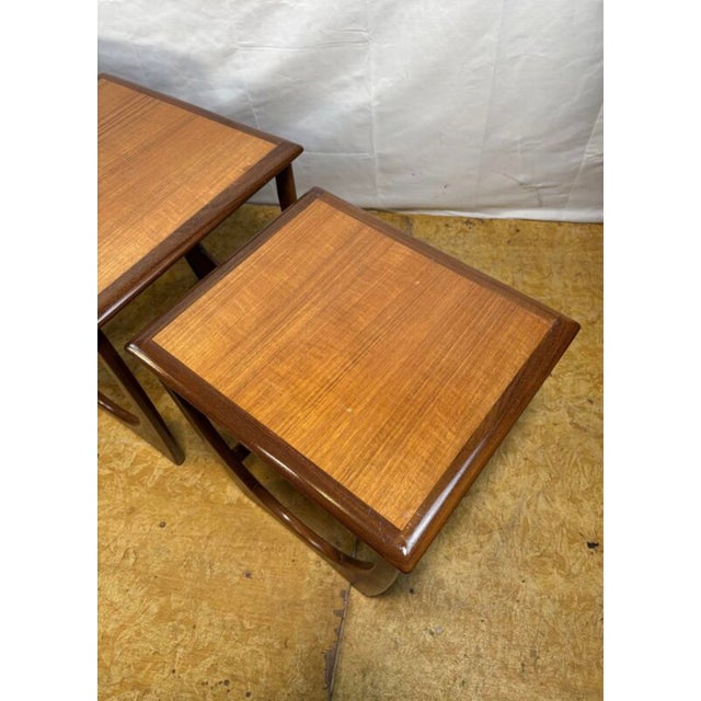Wood Mid- Century Teak Nest of Tables from G Plan, 1960, Set of 3 For Sale - Image 7 of 13