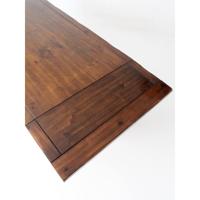 Vintage Spanish Style Trestle Dining Table For Sale - Image 14 of 17