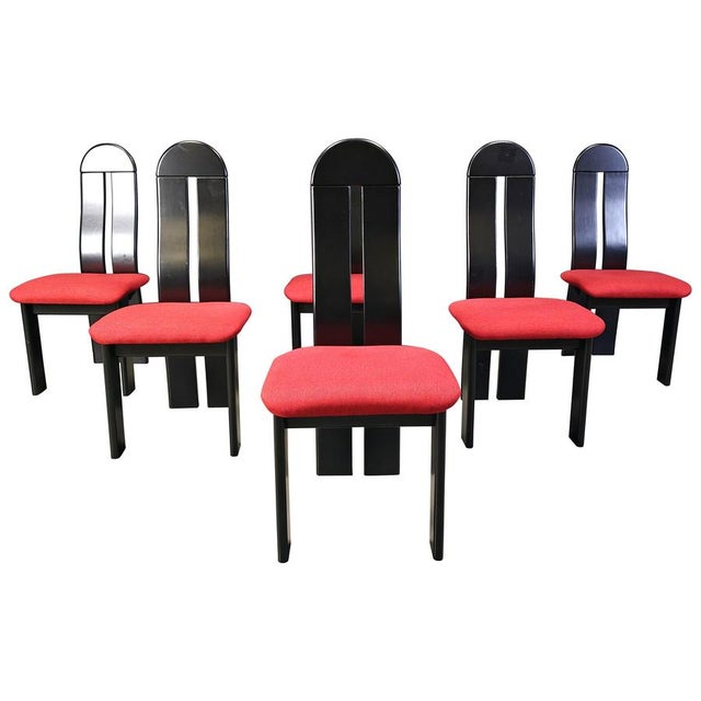 Postmodern Dining Chairs, 1980s, Set of 6 For Sale - Image 16 of 16