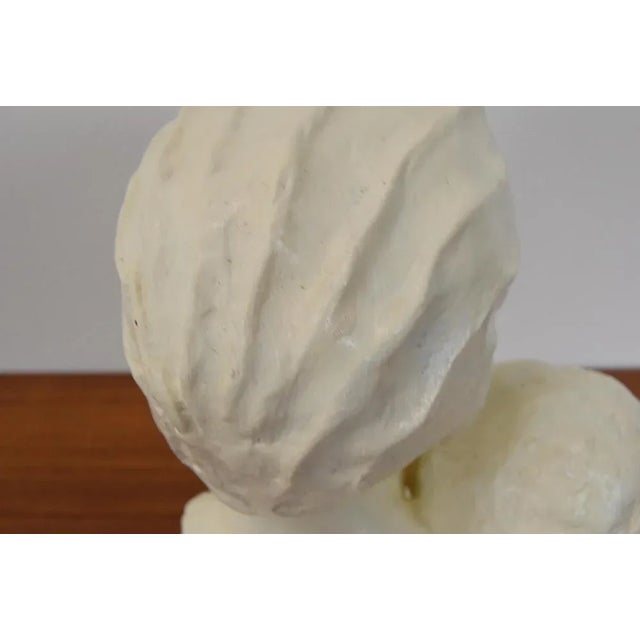 Ceramic Art Deco Ceramic Bust, 1938 For Sale - Image 7 of 13