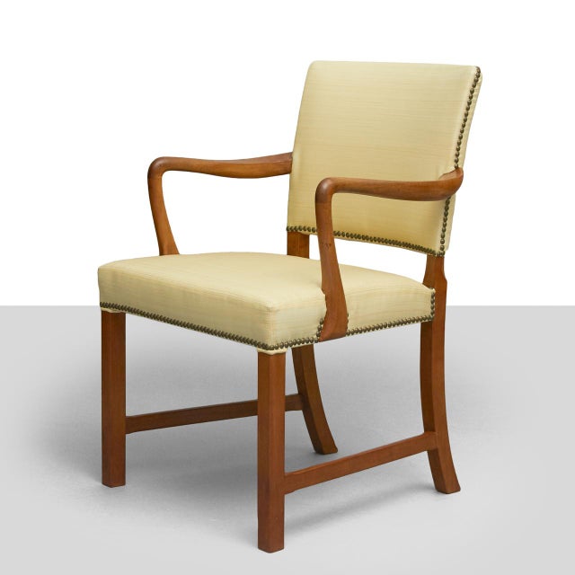 Mid-Century Modern 1950s Ole Wanscher Dining Chairs - Set of 6 For Sale - Image 3 of 12