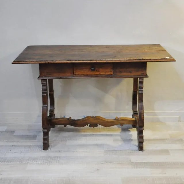Antique Walnut Desk, 1800s For Sale - Image 6 of 6