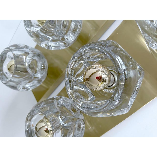 Large Glass Sconces from Peill & Putzler, 1970s, Set of 2 For Sale - Image 6 of 18