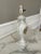 White Vintage French Style Ceramic Lamp Completely Restored For Sale - Image 8 of 12
