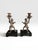1980s Vintage Castilian Imports Silver-Tone Monkey Opera Candlesticks – Pair, India, 1980s For Sale - Image 5 of 8
