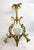 French Large Antique Ornate Louis XV Dore Bronze French Ceiling Chandelier Fixture For Sale - Image 3 of 15
