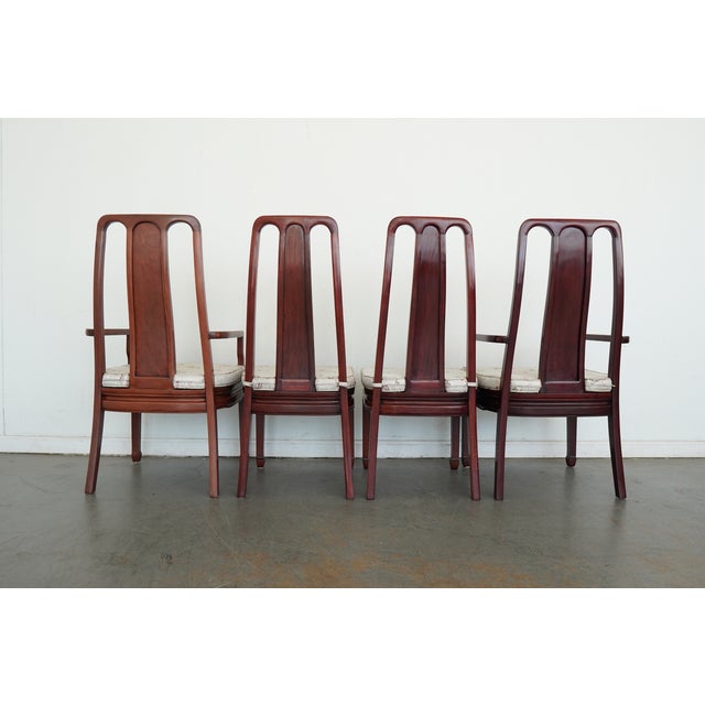 Vintage Chinoiserie Dining Chairs (Set of 8) For Sale - Image 9 of 17