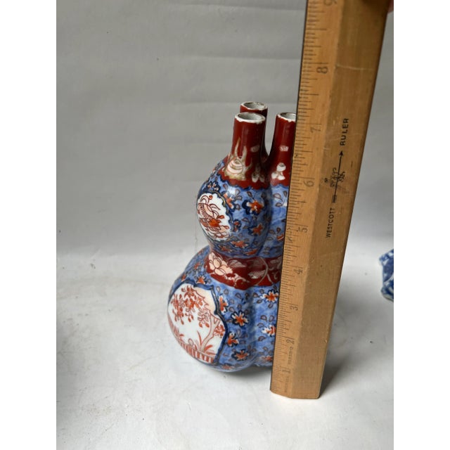 19th Century Imari Triple Gourd Vase For Sale - Image 11 of 13
