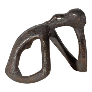 Abstract Bronze Sculpture by Walter Driesbach For Sale