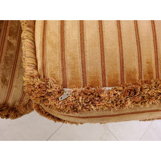 1990s Italian Settee Armchair and Ottoman Set For Sale - Image 13 of 13