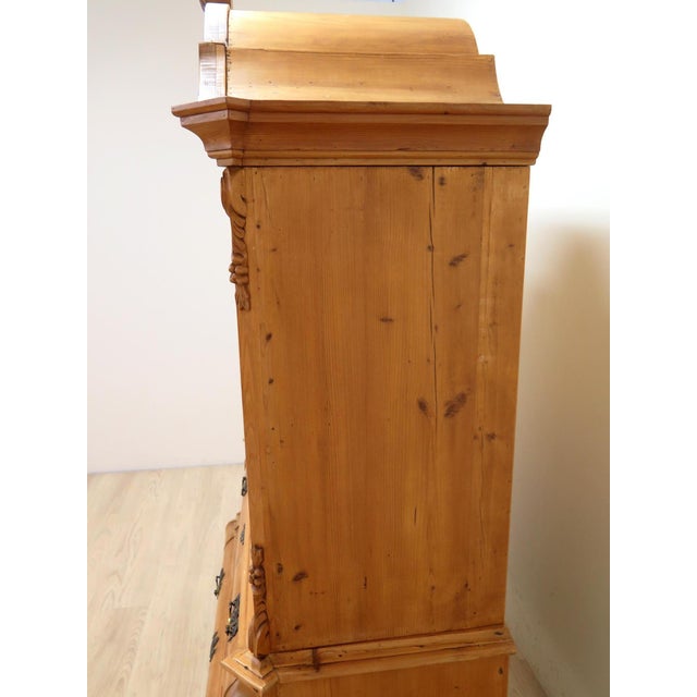 Wood Baroque Cabinet in Wood For Sale - Image 7 of 9