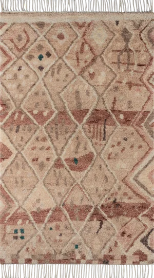 Rajveer Aarohi Natural 3'6" X 5'6" Area Rug