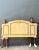 Yellow Vintage Hand-Painted Wood Queen Headboard For Sale - Image 8 of 12