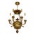 Antique Empire Bronze Ormolu Six Light Chandelier - Restored For Sale