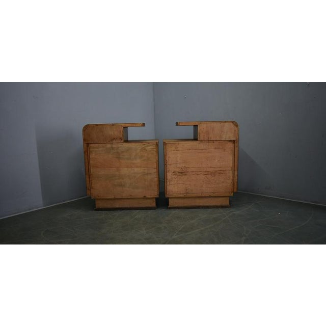 Art Deco Bedside Tables, Czechoslovakia, 1934, Set of 2 For Sale - Image 10 of 18