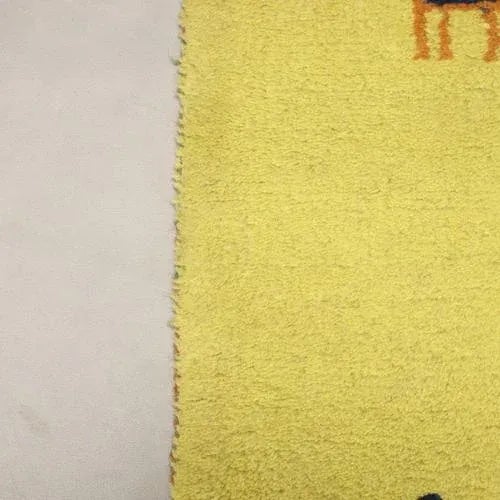 Textile Vintage Gabbeh Rug, India For Sale - Image 7 of 9