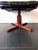 Vintage Lindos Black Leather and Wood Ottoman from Ikea, 1997 For Sale - Image 9 of 15