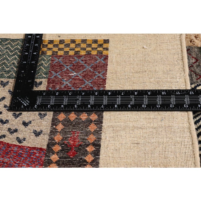 Textile Vintage Persian Gabbeh Rug, 04'06 X 07'00 For Sale - Image 7 of 10