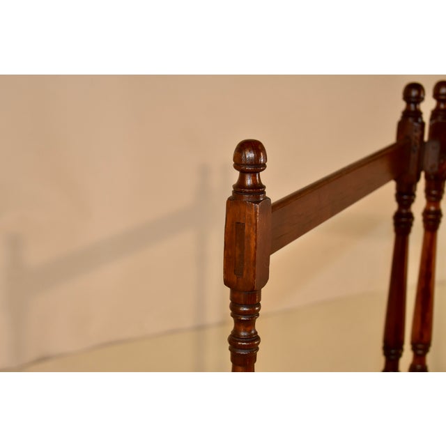 19th Century Walnut Folding Blanket/Quilt Rack For Sale - Image 4 of 7