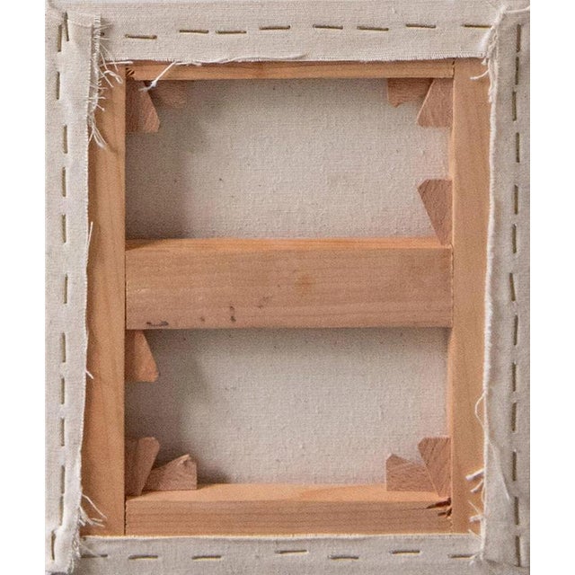 French School Artist, Interior with Table and Chairs, Oil Painting on Canvas, Mid-20th Century For Sale - Image 8 of 9