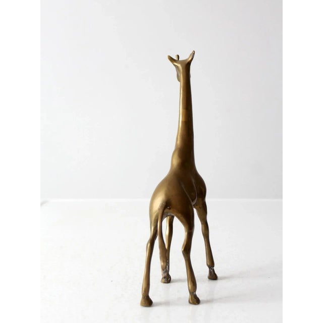 Mid 20th Century Mid Century Brass Giraffe For Sale - Image 5 of 13