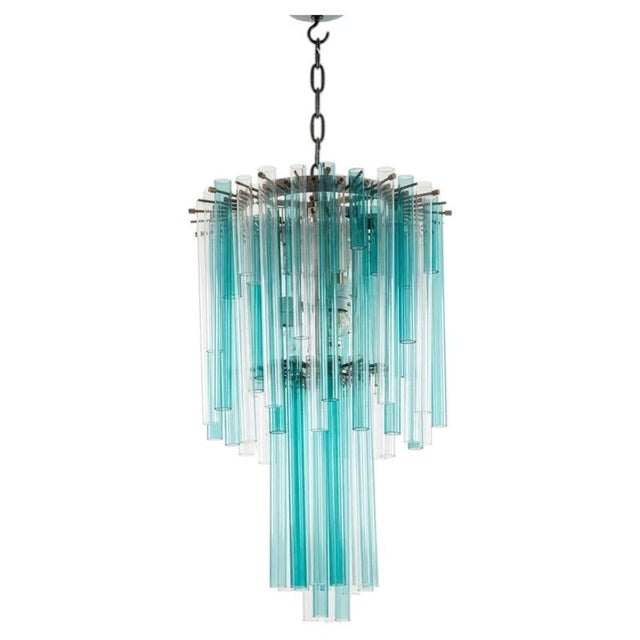 Mid-Century Modern Murano Glass Cascade Chandelier from Venini, Italy, 1960s For Sale - Image 6 of 6