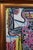 1970s 1970s Vintage Abstract Basquiat Style Framed Painting For Sale - Image 5 of 10