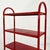 1970s Red Tubular Standing Shelf, 1980s For Sale - Image 5 of 8