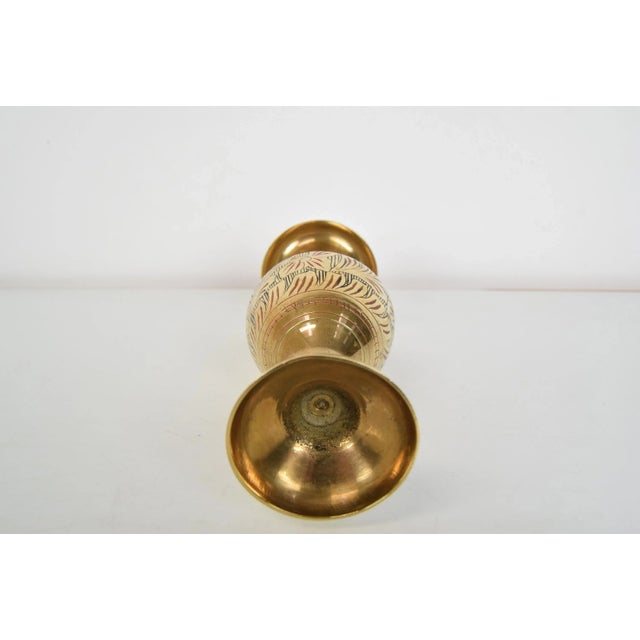 1960s Mid-Century Brass Vase, 1960s For Sale - Image 5 of 10
