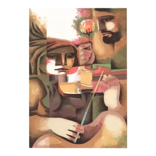 1970s Jorge Dumas Musical Lithograph For Sale