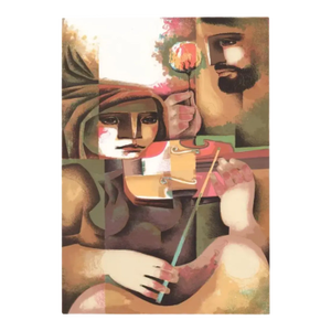 1970s Jorge Dumas Musical Lithograph