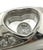 Mid 20th Century Chopard Happy Diamond 18k White Gold Love Dome Band Ring Size 4 w/Cert For Sale - Image 9 of 12