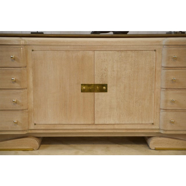 Modernist Art Deco Buffet by Pechon Mof 1941 for the Decorator Pebreuil, 1940s For Sale - Image 15 of 16