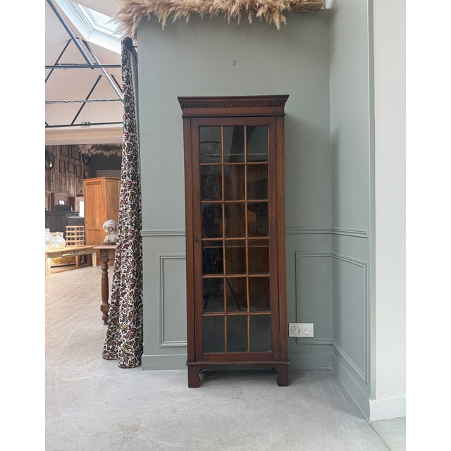 English Glass-Fronted Bookcase, 1890s For Sale - Image 12 of 12