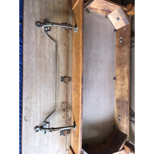 Mid-Century Modern Retro Formica Top Drop Leaf Table ...