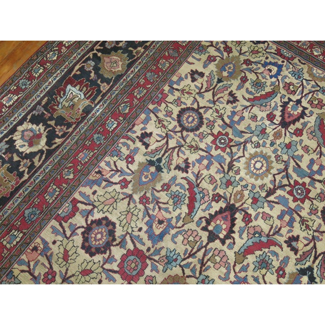 Late 19th Century Antique Persian Doroksh Carpet For Sale - Image 11 of 18