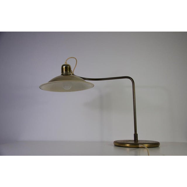 Mid-Century Brass Table Lamp, Germany, 1960s For Sale - Image 3 of 13