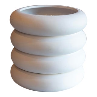 White Areaware Stacking Planter - Tall For Sale