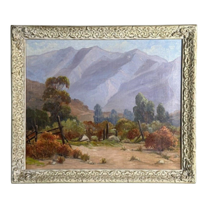 Early 20th Century California Impressionist Plein Air Landscape Painting Attributed to Dana Bartlett