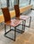 Vintage Cantilever Dining Chairs in Saddle Leather by Thema, Italy, 1970s, Set of 4 For Sale - Image 12 of 13