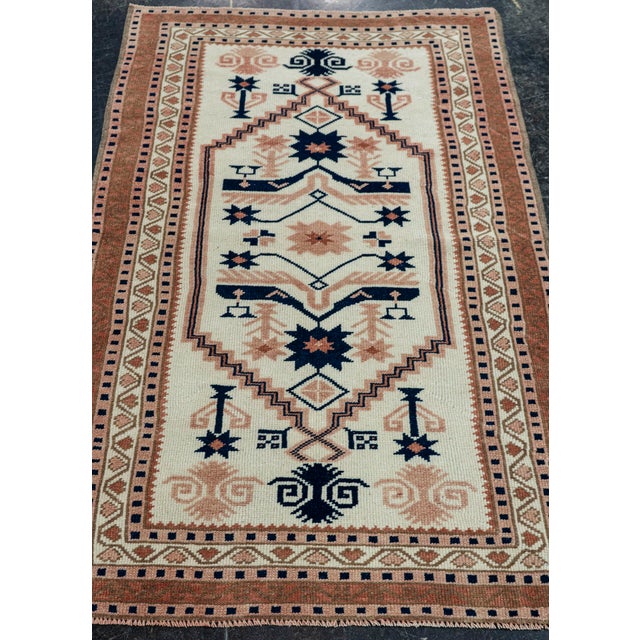 Turkish Vintage Rug 2'8" x 4'5" #20692 Explore a curated collection of hallway runners, wool rugs, and handmade...