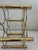 Vintage Brass Mid-Century Modern Faux Bamboo Wine Rack For Sale - Image 9 of 9