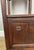 Brown Antique French Style Walnut Bedside Table with Marble Top For Sale - Image 8 of 12