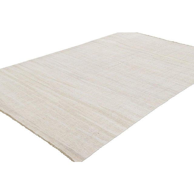 Rug & Kilim Vintage Kilim in White and Beige Tones, From Rug & Kilim For Sale - Image 4 of 7