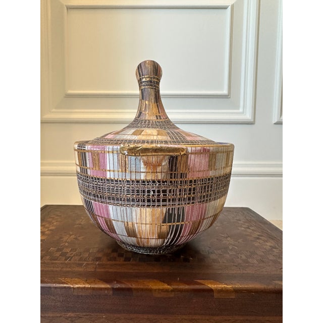 Vintage Aldo Londi Bitossi Seta Italian Pheasant Bird Lidded Compote Bowl For Sale - Image 9 of 18