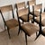 Dining Chairs in Black Lacquered Wood and Velvet attributed to Silvio Cavatorta, Italy, 1950s, Set of 6 For Sale - Image 10 of 12