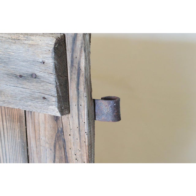 Antique Oak Door in Wrought Iron from Befos, 1800 For Sale - Image 12 of 17