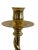 Gold Set of Three Mid 20th Century Brass Twisted Candlestick Holders For Sale - Image 8 of 10