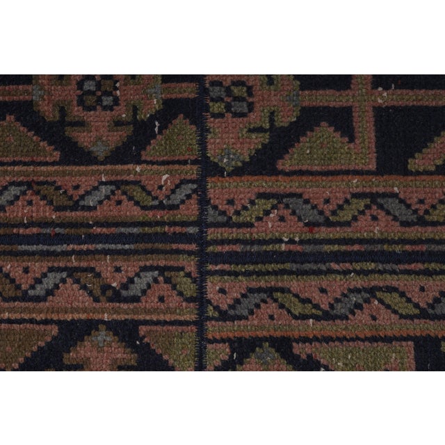 1960s Vintage Turkish Oushak Runner Rug 1'9'' X 21'9'' For Sale - Image 6 of 10